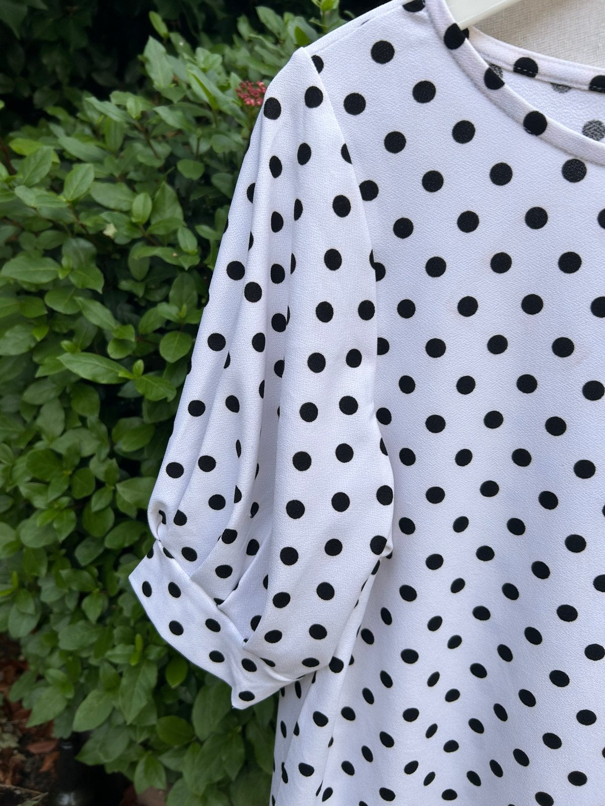 Polka dots dames shirtje, Maat 42/44 (L), Nieuw, Ophalen of Verzenden, Korte mouw