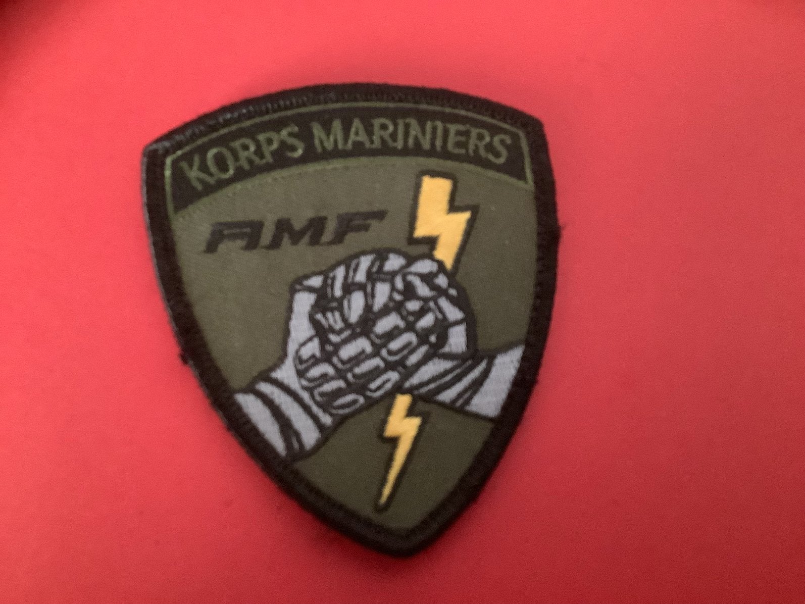 Badge van de Mariniers, Ophalen of Verzenden, Marine, Nederland, Embleem of Badge