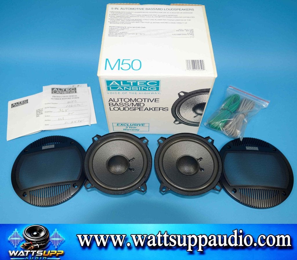 ALTEC LANSING M50 Automotive Speakers 130mm ( 5.25 inch), ., Nieuw, Ophalen of Verzenden, Altec