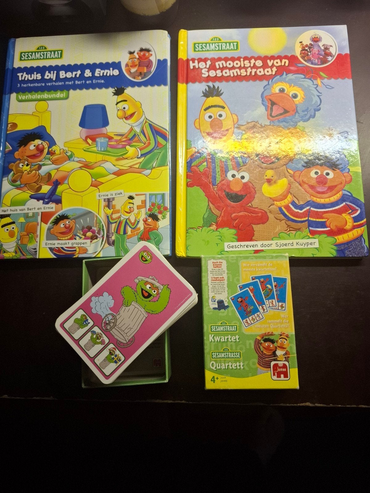 Sesamstraat Boeken & Kwartetspel - Bert & Ernie, Elmo, Boeken, Ophalen of Verzenden, Gelezen, Sjoerd Kuyper, Sprookjes