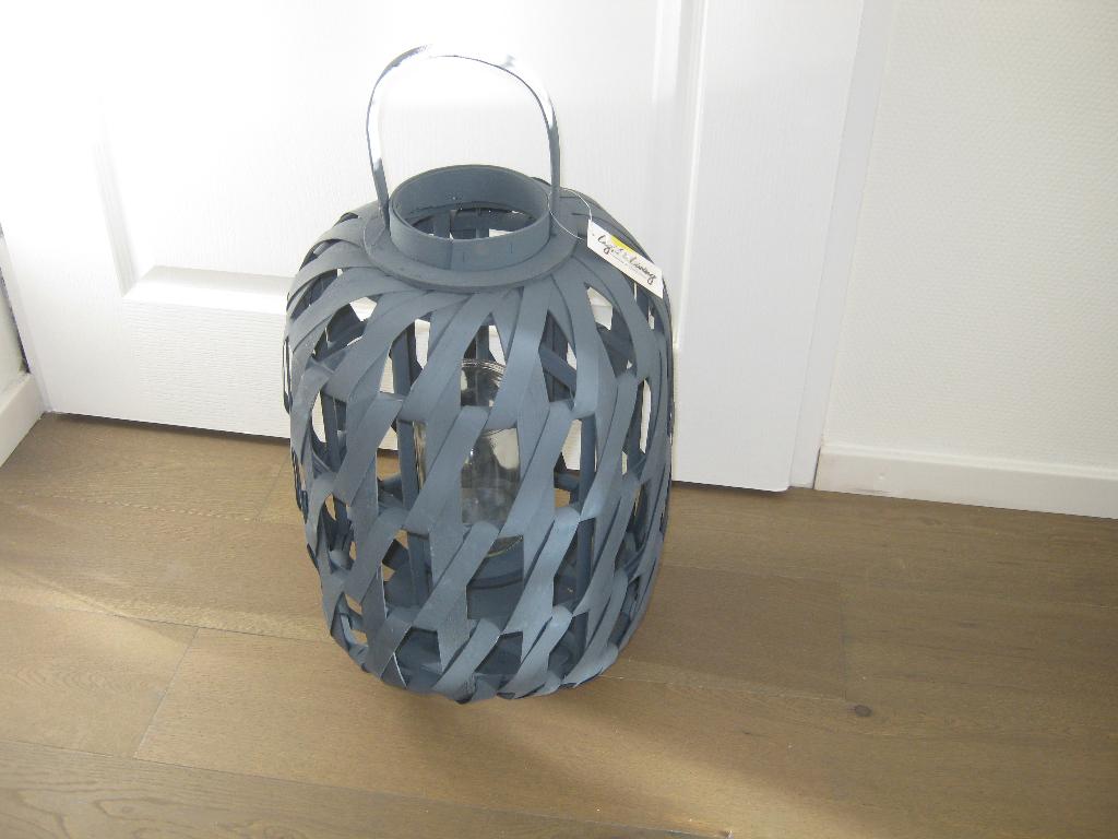 Light & Living windlicht ., Huis en Inrichting, Woonaccessoires | Kandelaars en Kaarsen, 25 tot 50 cm, Blauw, Nieuw, Ophalen of Verzenden