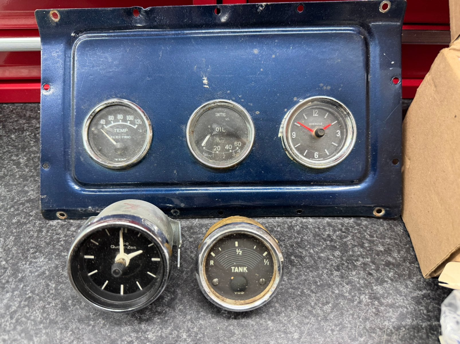 Volkswagen vw T1 Spijlbus Dashboard en hemel meters, Ophalen of Verzenden, Nieuw, Porsche