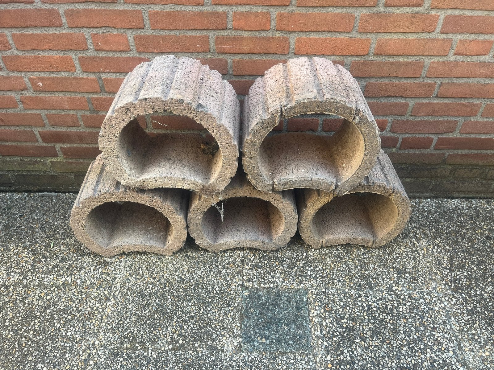 Gratis stenen, Ophalen, Steen of Klei, Zo goed als nieuw, Minder dan 5 m²