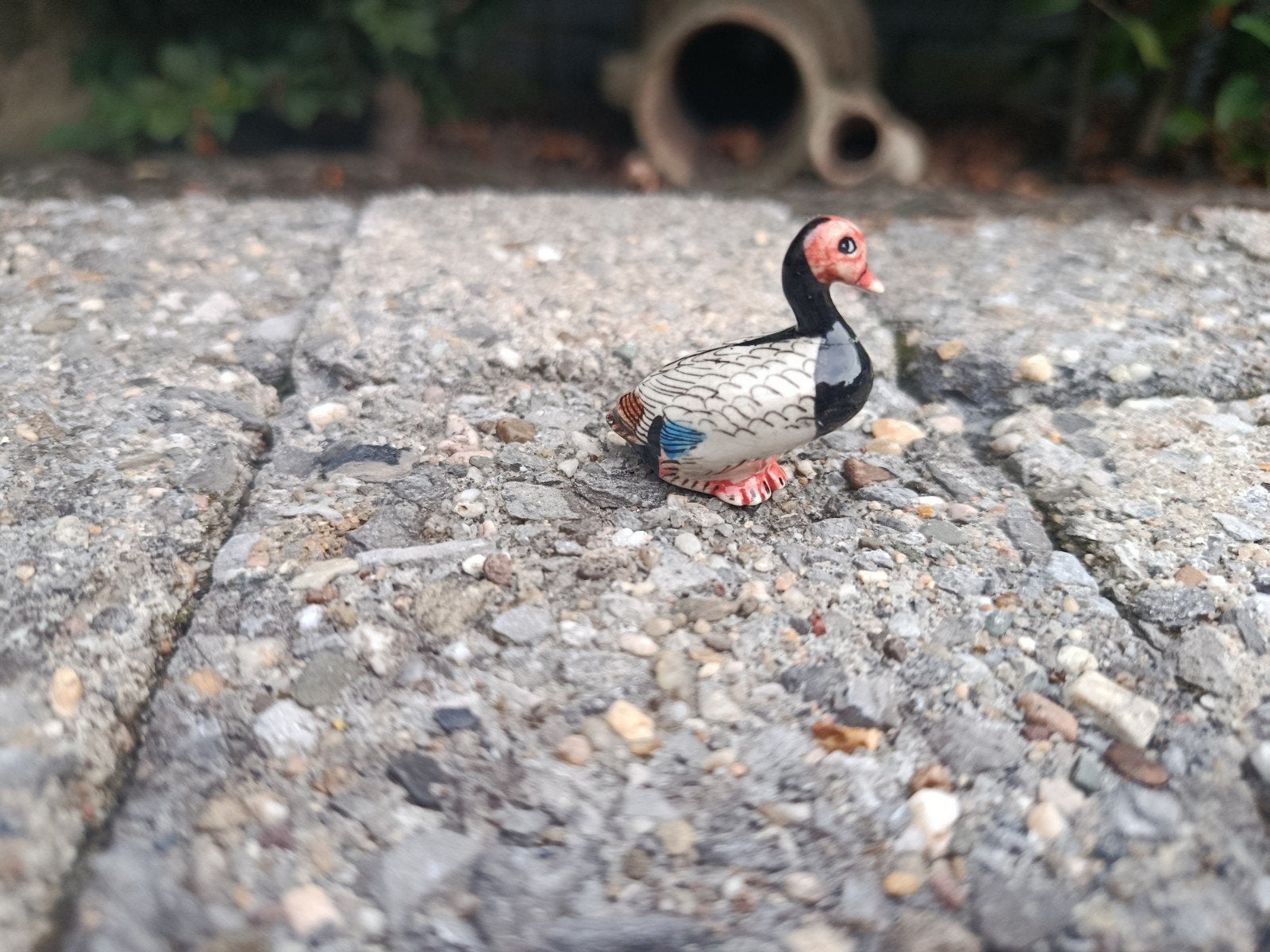 Miniatuur eend beeldje - decoratief figuurtje, Ophalen