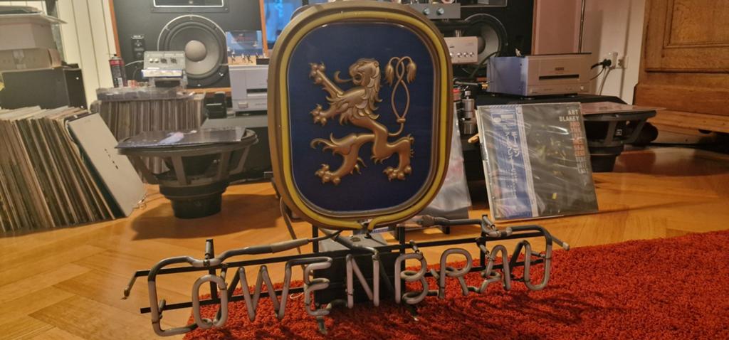 Neon Relame LöwenBrauw "American Vintage" Classic, Ophalen of Verzenden, Minder dan 50 cm