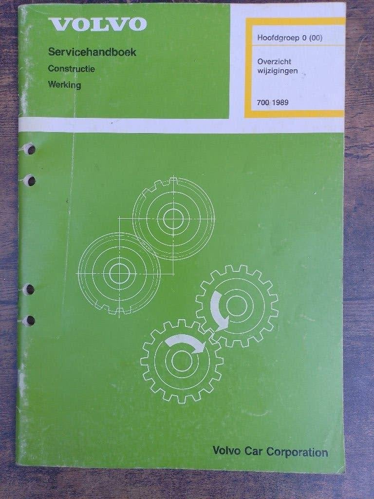 Volvo 740 760 780 dealer werkplaatsboek Wijzigingen 1989, Ophalen of Verzenden, Gelezen, Volvo