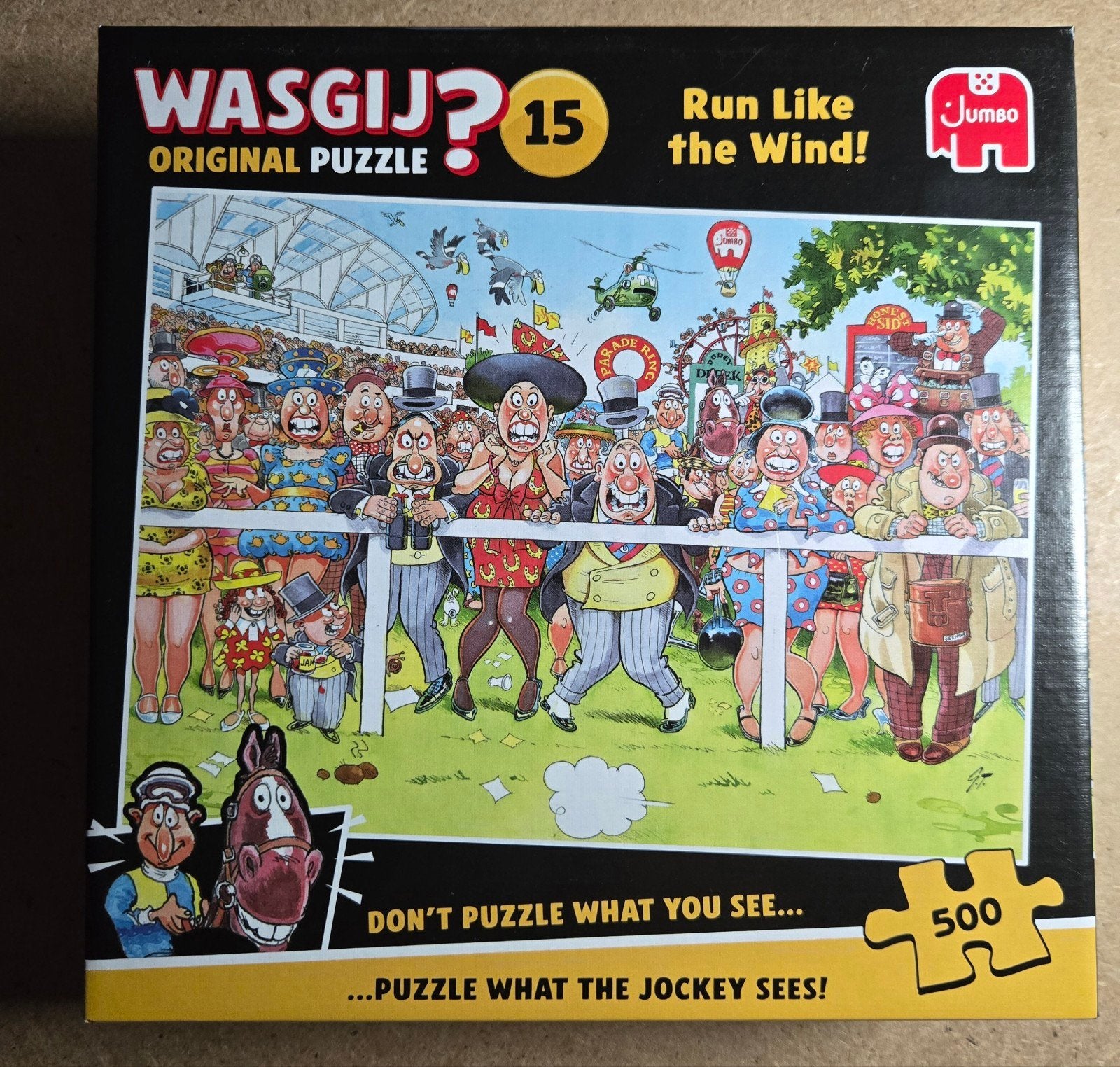 Was gij puzzels 2  zgan compleet 500 stukjes, Ophalen of Verzenden, 500 t/m 1500 stukjes, Zo goed als nieuw