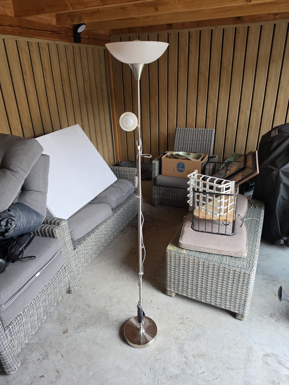 Vloerlamp, Ophalen, Gebruikt, Metaal, 150 tot 200 cm