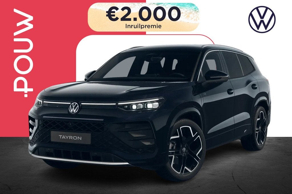 Volkswagen Tayron 1.5 eHybrid 204pk DSG R-Line Edition | 360, Auto's, Volkswagen, 12 maanden, Stof, 1498 cc, 4 cilinders