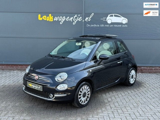 Fiat 500 1.2 Lounge *schuifdak *carplay *cruise *distr.nieuw, Auto's, Voorwielaandrijving, Gebruikt, 1242 cc, 4 cilinders