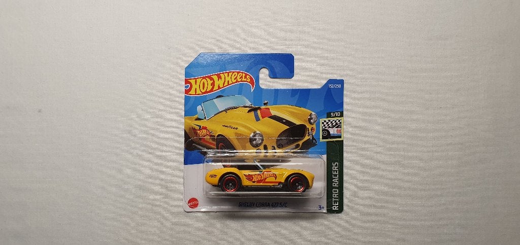 Hot Wheels Ford Shelby Cobra 427 S/C yellow, Ophalen of Verzenden, Nieuw, Auto