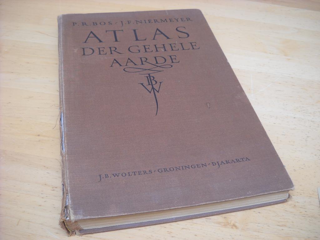 atlas Bos-Niermeijer atlas 1955, Gelezen, Bosatlas, Bos -Niermeijer, Ophalen of Verzenden