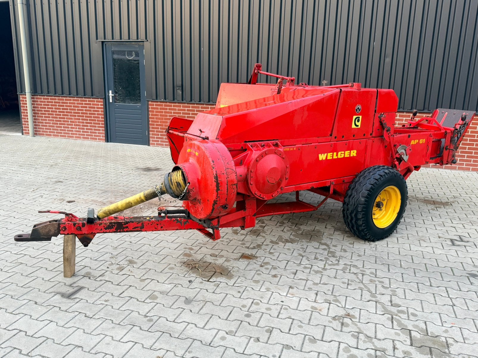 Welger AP 61 balenpers kleinepakken pers, Ophalen, Oogstmachine