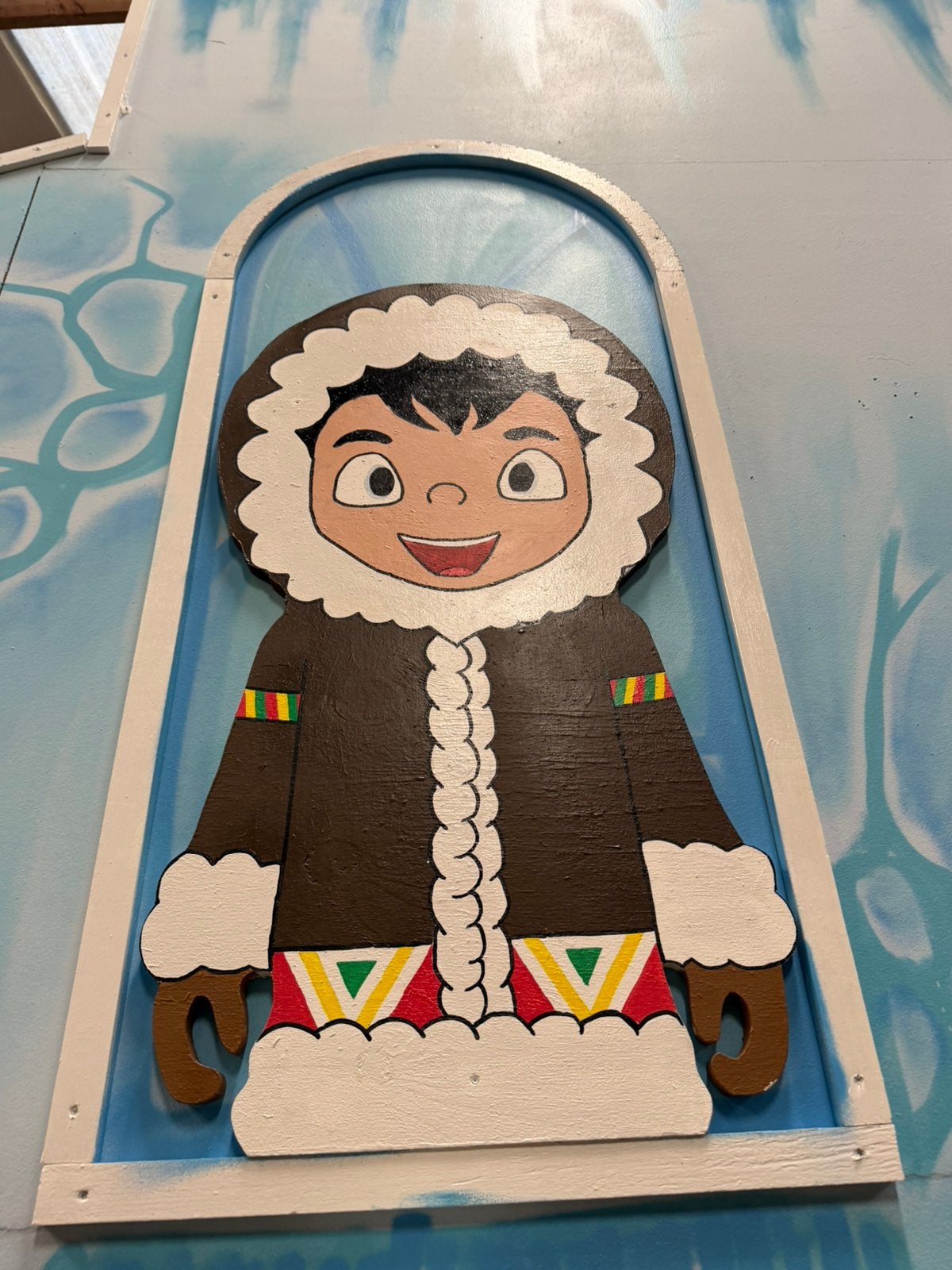 Carnavalswagen decoratie Eskimo’s en pinguïns, Ophalen, Zo goed als nieuw, Overige thema's
