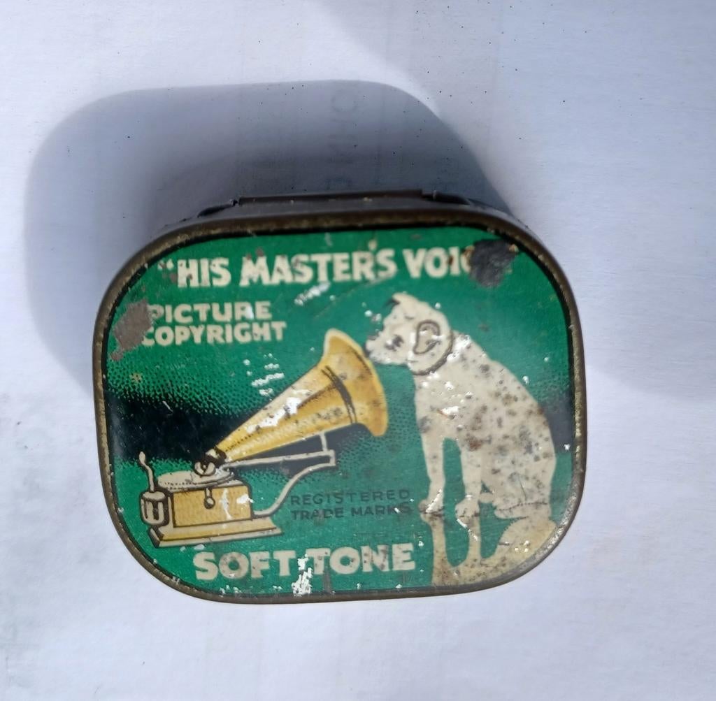 His Master's Voice doosje met klassieke pick-up naalden, Ophalen of Verzenden