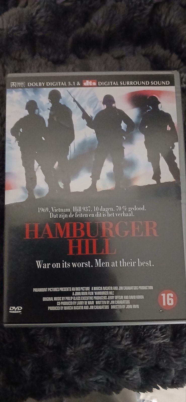 Hamburger Hill DVD - Oorlogsfilm Vietnam, Vanaf 16 jaar, Nederlands, Ophalen of Verzenden, Oorlog