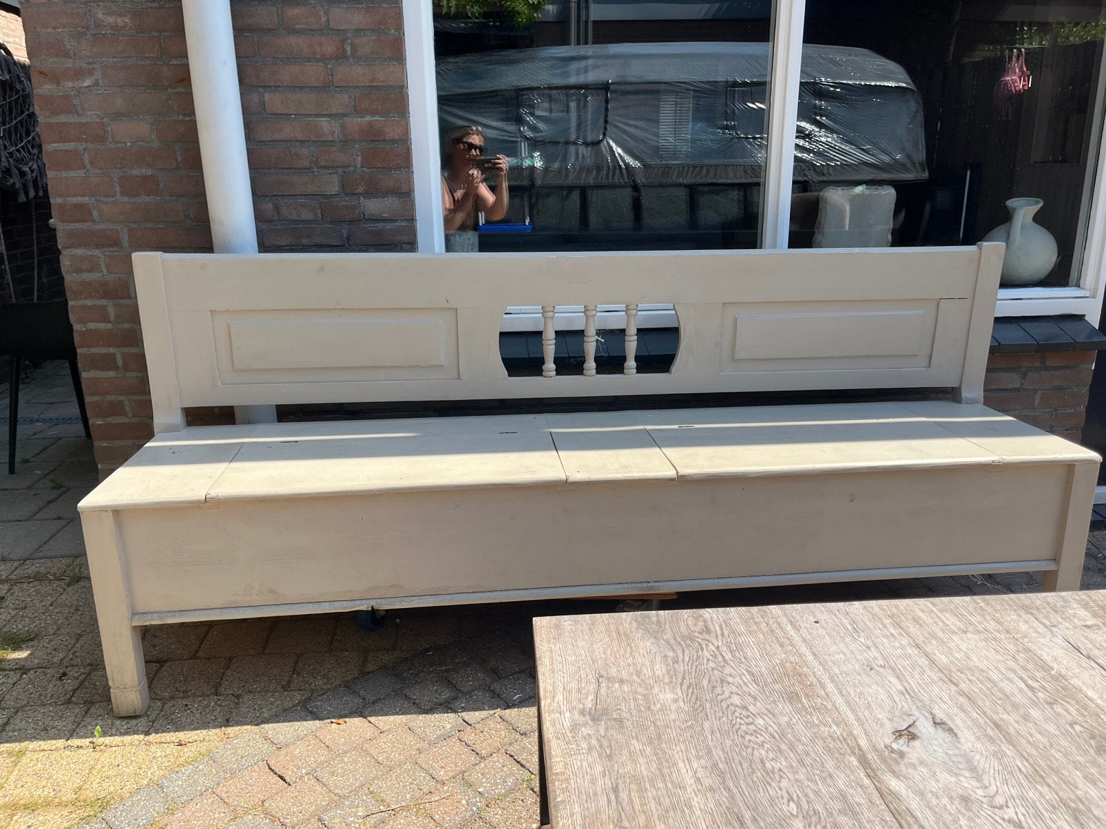 Klepbank, Ophalen, Zo goed als nieuw, Hout