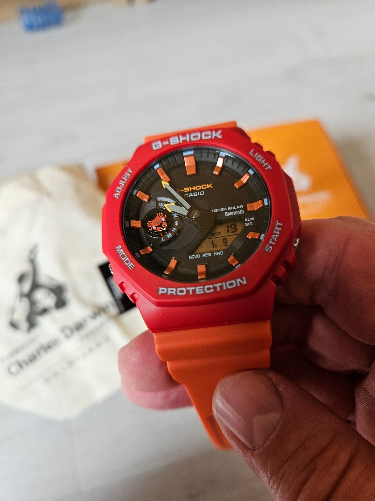Casio G-Shock GA-B2100DF-4AER Charles Darwin Foundation, Ophalen of Verzenden, Zo goed als nieuw