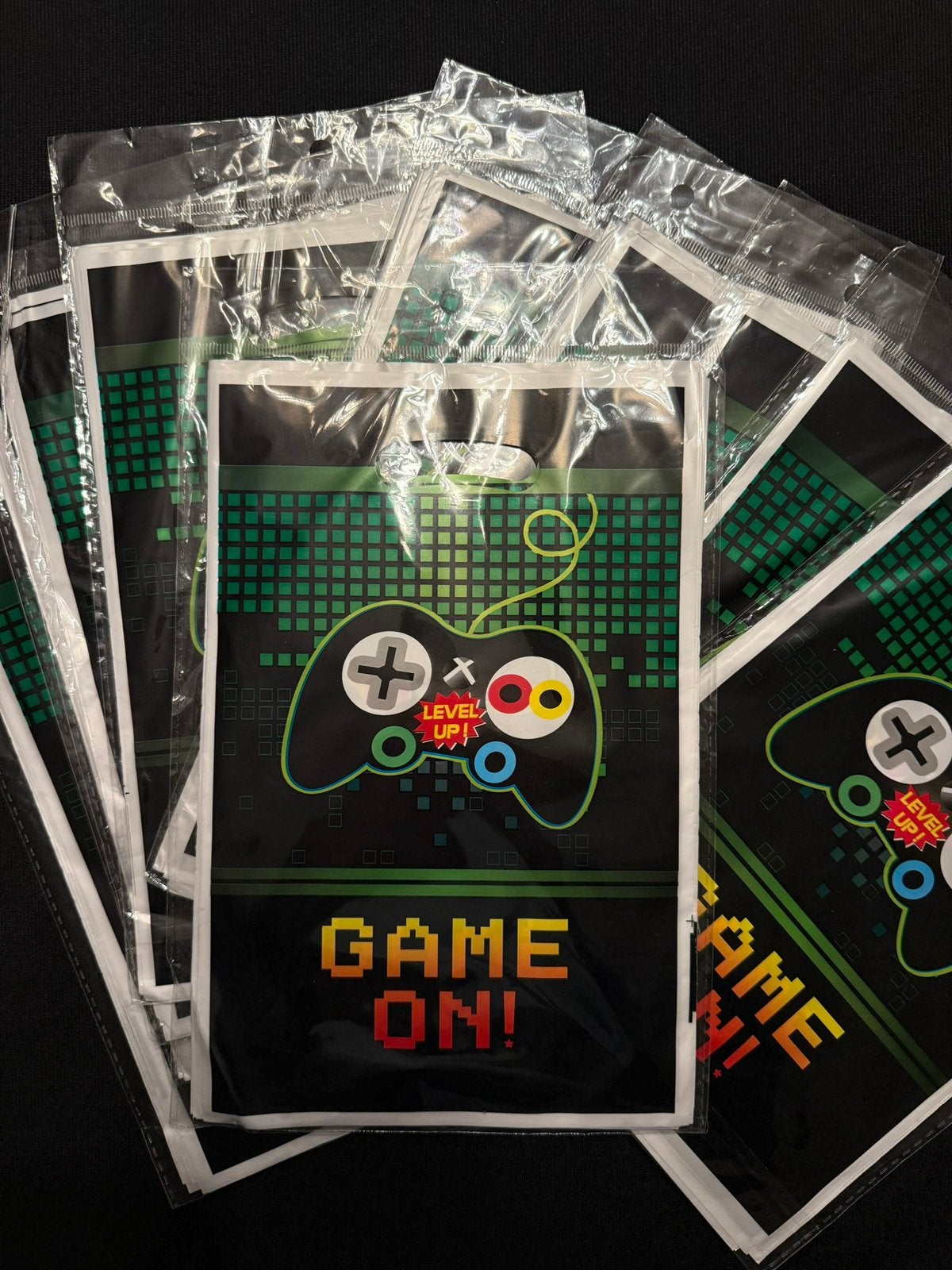 Game on traktatie zakjes / uitdeel tasjes, Ophalen of Verzenden, Nieuw, Feestartikel, Verjaardag