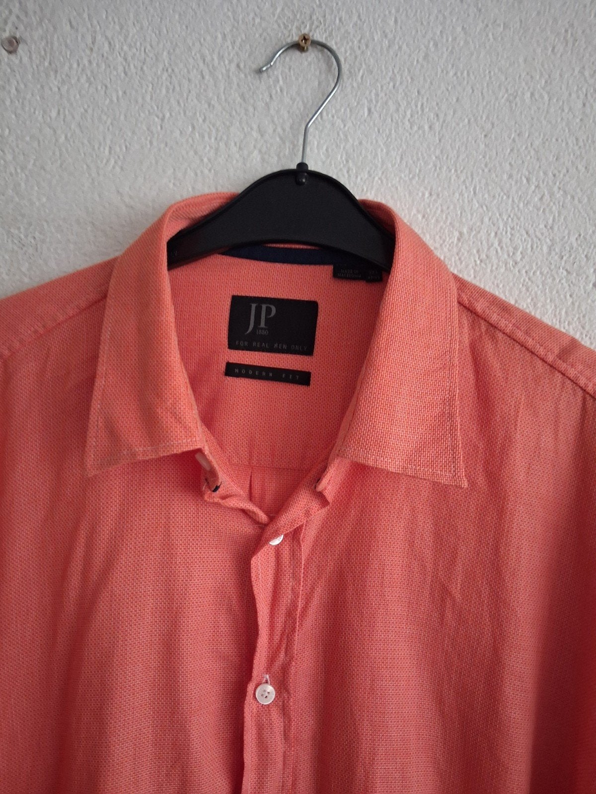 JP Heren overhemd - Oranje - Maat 3XL (47/48), Kleding | Heren, JP, Oranje, Ophalen of Verzenden, Zo goed als nieuw