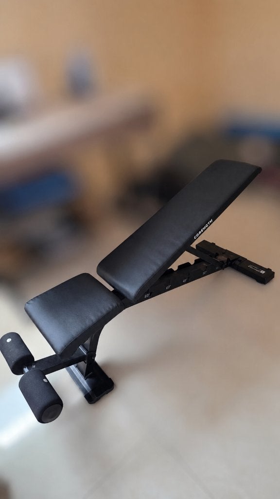 Decathlon CORENGTH 900 Sturdy Adjustable Fitness Bench, Sport en Fitness, Ophalen, Zo goed als nieuw, Benen, Fitnessbank