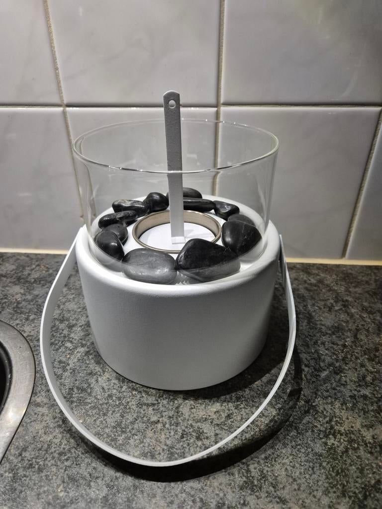 Tafelhaard bio ethanol, Ophalen of Verzenden, Zo goed als nieuw, Vrijstaande haard, Overige soorten
