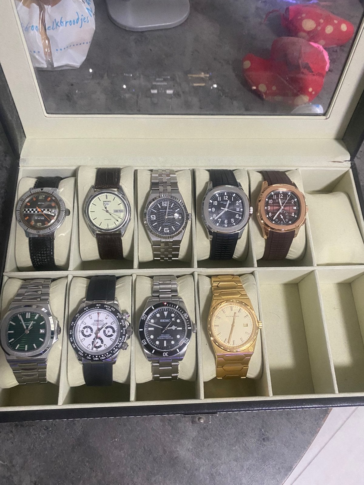 Collectie horloges, Ophalen of Verzenden, Zo goed als nieuw, Staal, Overige merken
