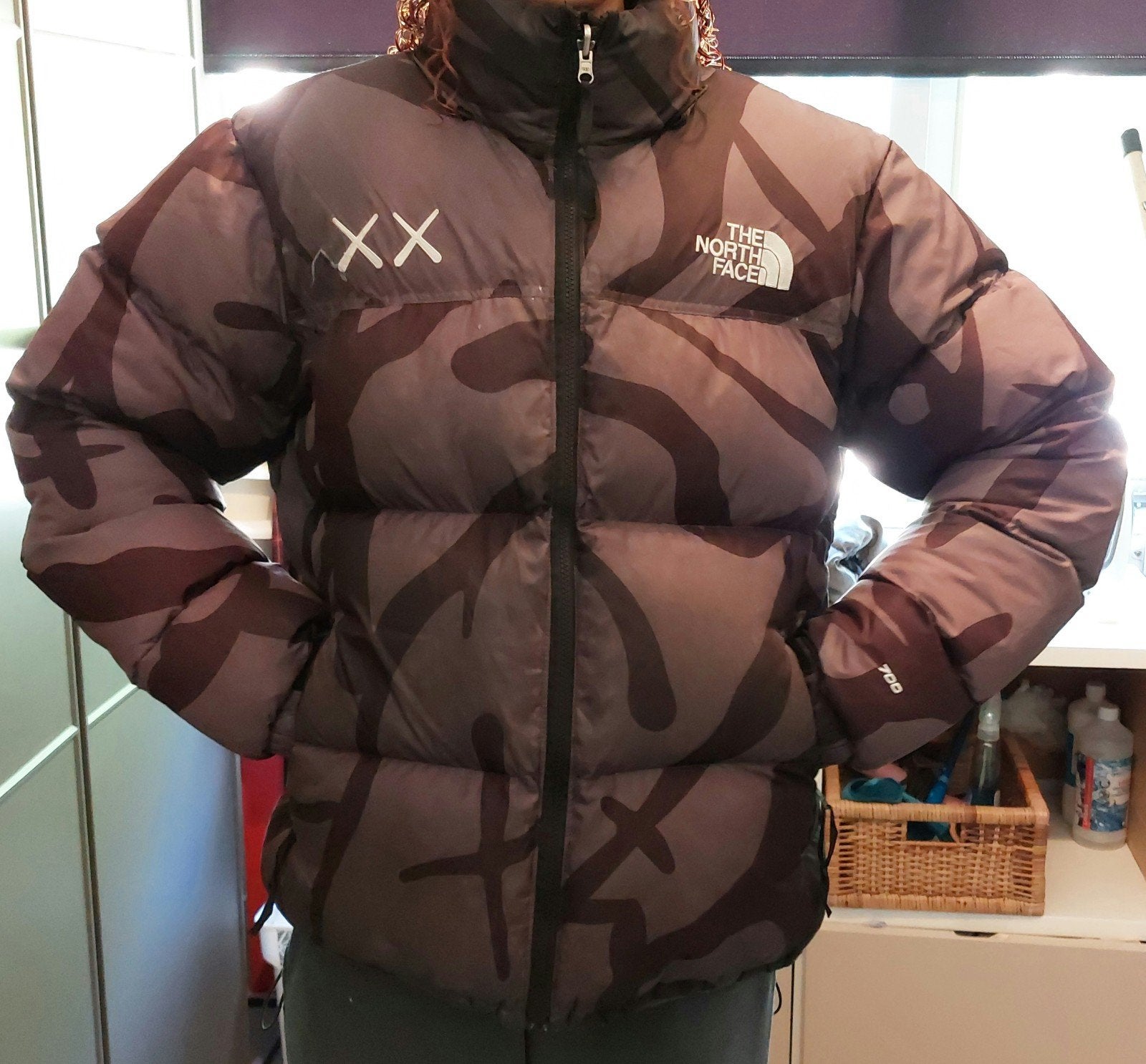 The North Face Winterjas heren XXL - Camouflage, Kleding | Heren, Meerkleurig, Overige maten, Ophalen of Verzenden, Gedragen