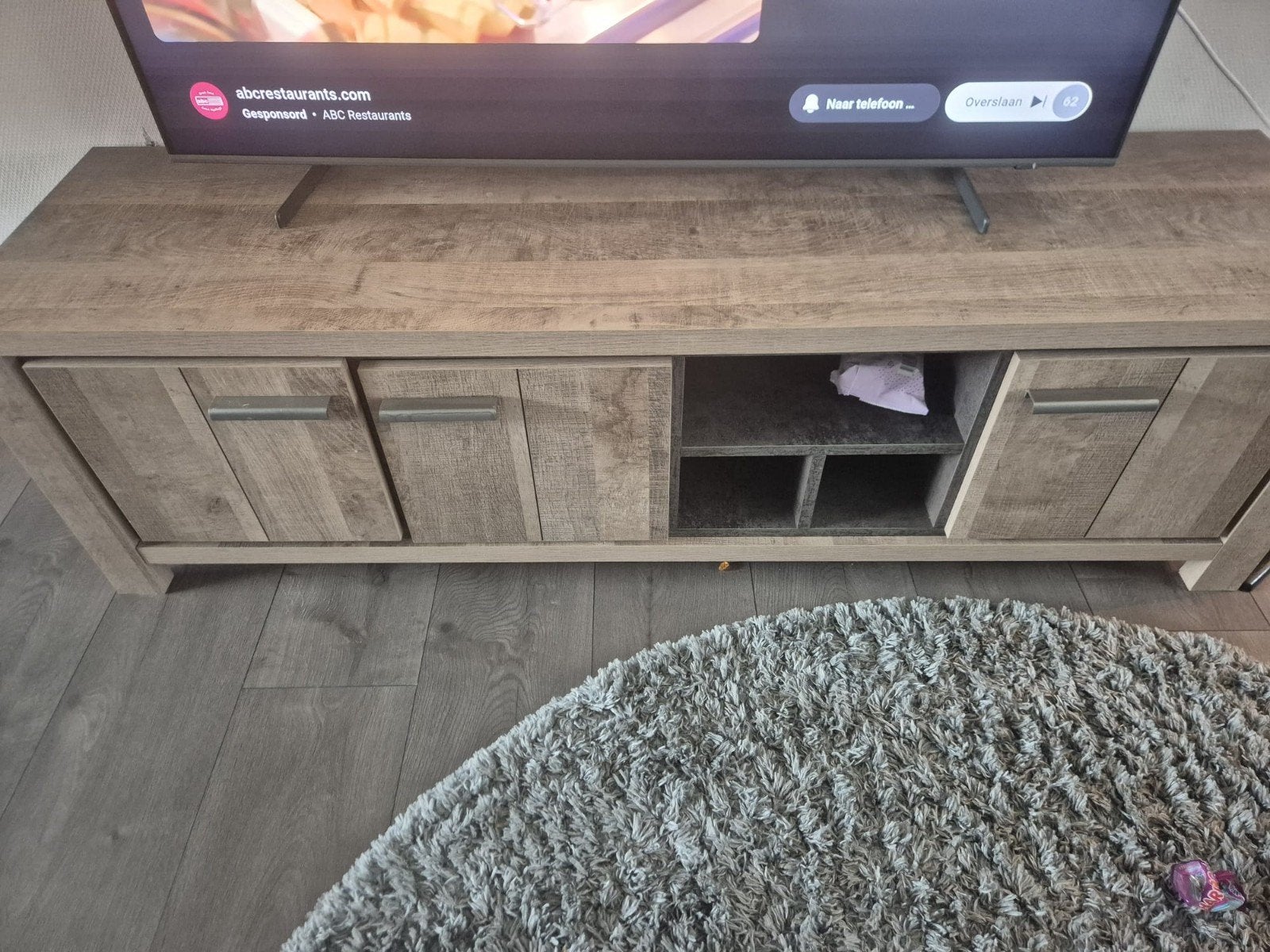 mooi stevig tv meubel, Ophalen, Gebruikt, 150 tot 200 cm, Minder dan 100 cm