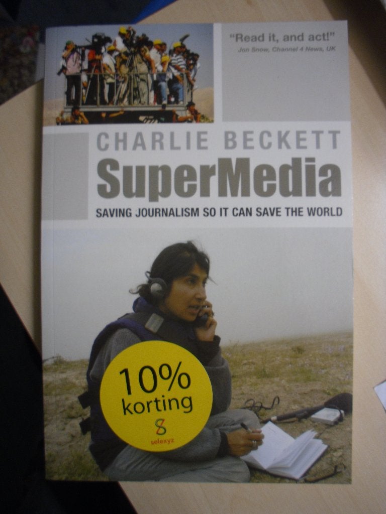 SuperMedia saving journalism so it can save Charlie Beckett, Verzenden, Beta, Zo goed als nieuw, HBO