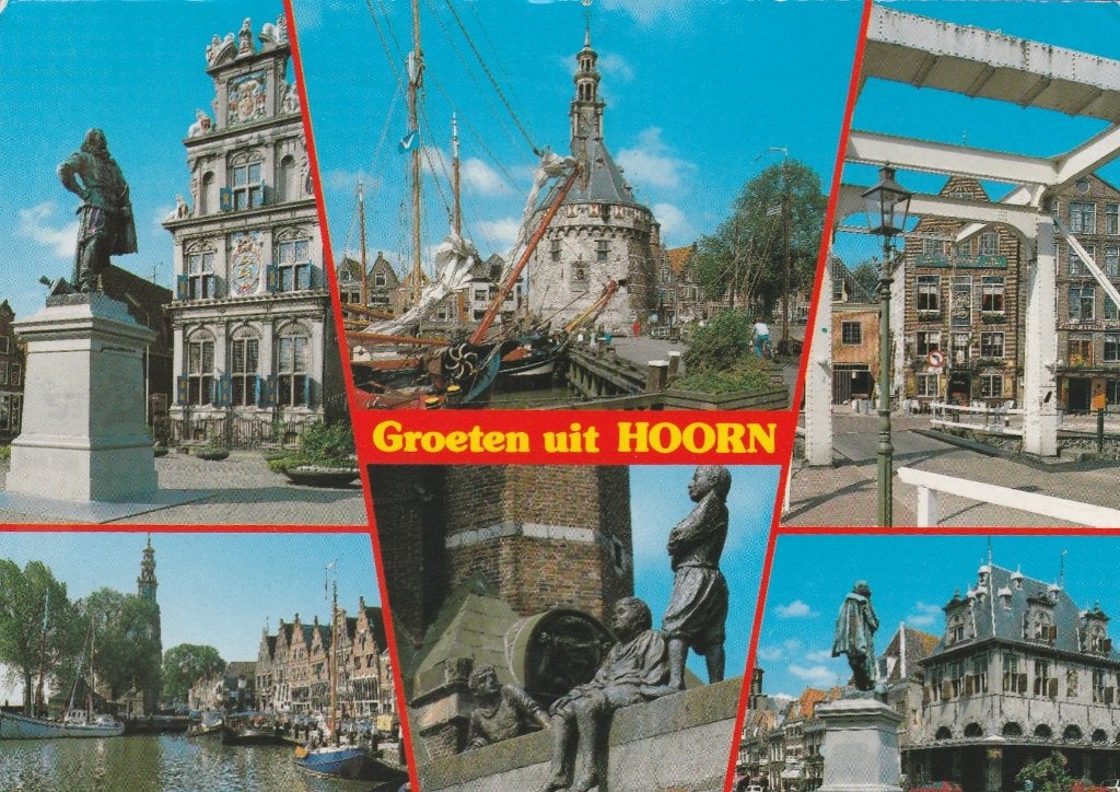HOORN Standbeeld Haven Toren Scheepsjongens Groeten, Verzenden, 1980 tot heden, Gelopen, Noord-Holland