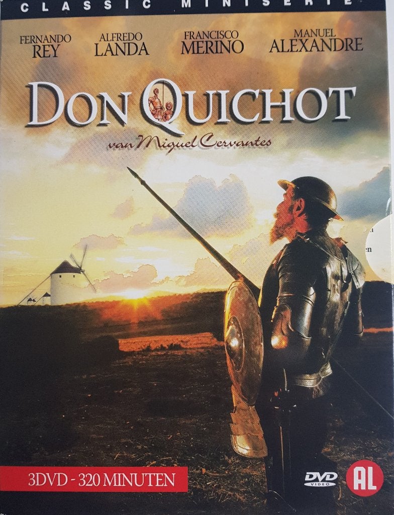 miniserie Don Quichot. 3 DVD's, Boxset, Ophalen of Verzenden, Zo goed als nieuw, Alle leeftijden