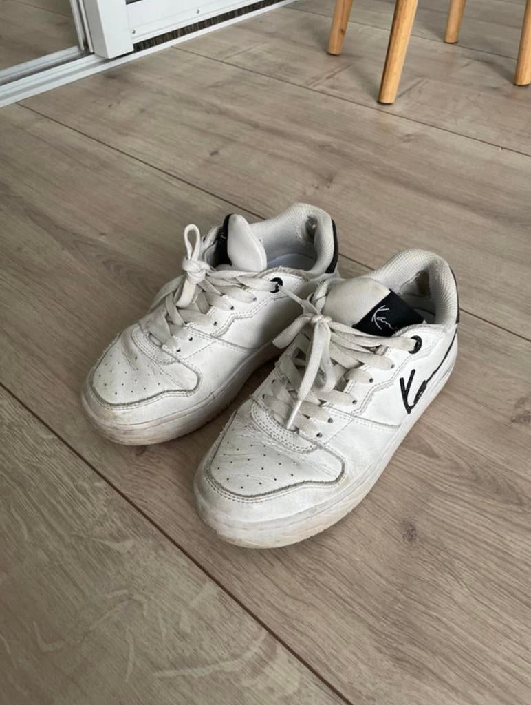 Afgetrapte sneakers (Karl Kani), Verzenden, Wit, Sneakers of Gympen, Gedragen