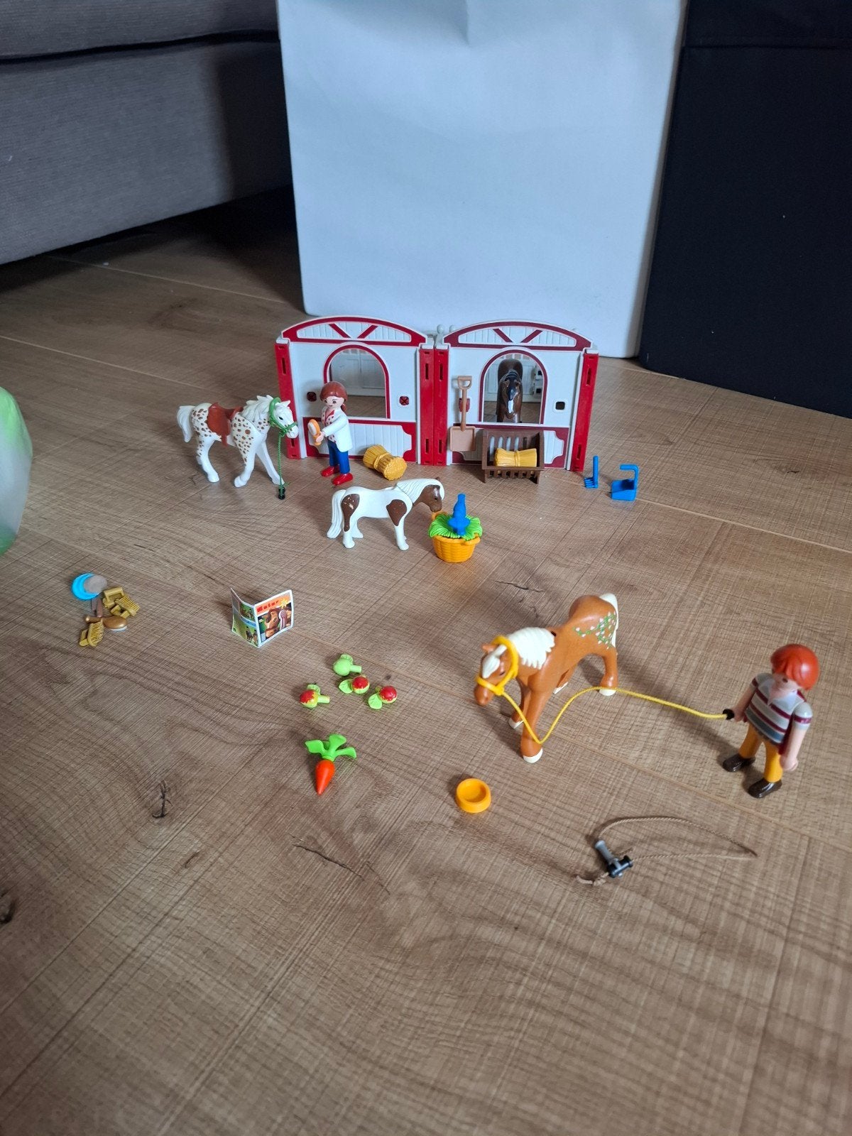playmobile paarden manege setje, Kinderen en Baby's, Ophalen, Gebruikt