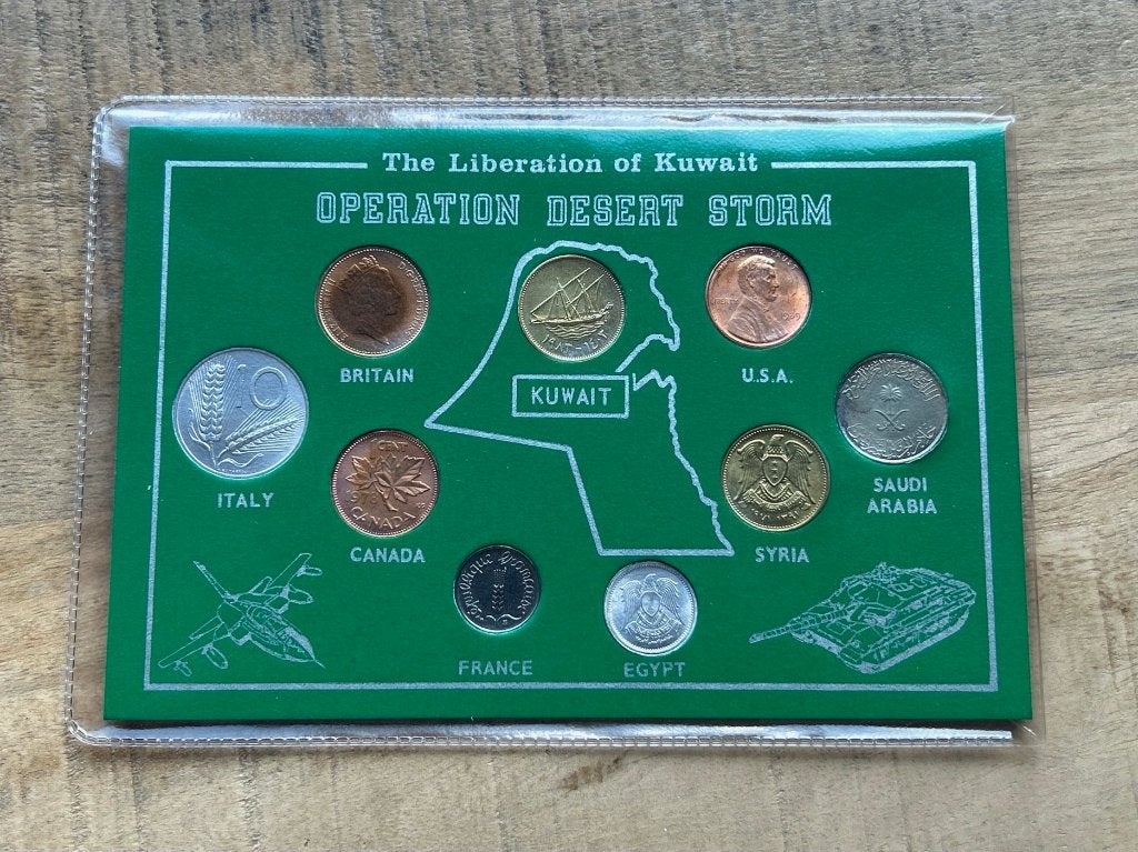 Kuwait munten set, Postzegels en Munten, Ophalen of Verzenden, Zuidoost-Azië