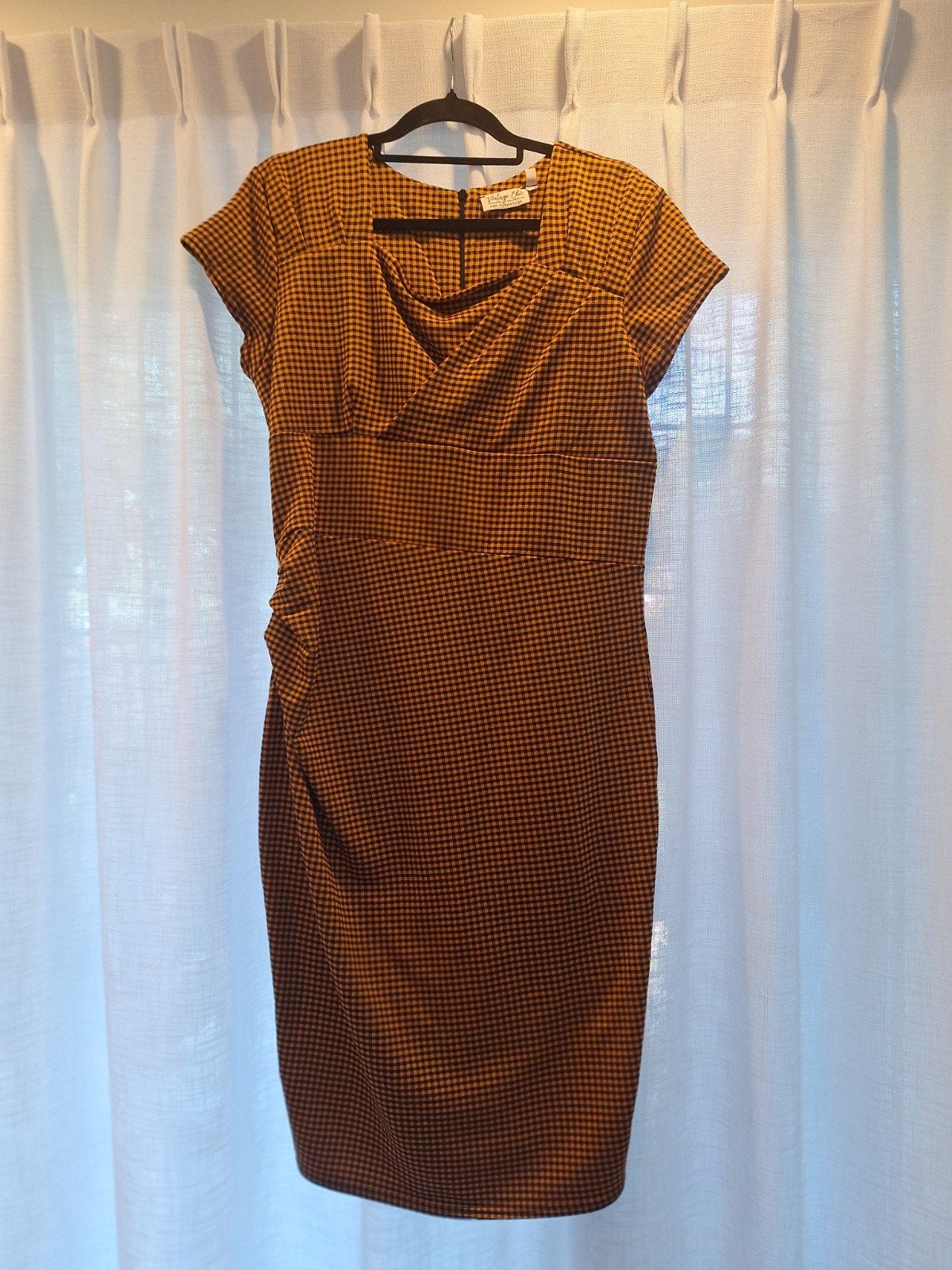 Mooie TopVintage jurk XXL met stretch, Kleding | Dames, Top Vintage, Zwart, Maat 46/48 (XL) of groter, Ophalen of Verzenden