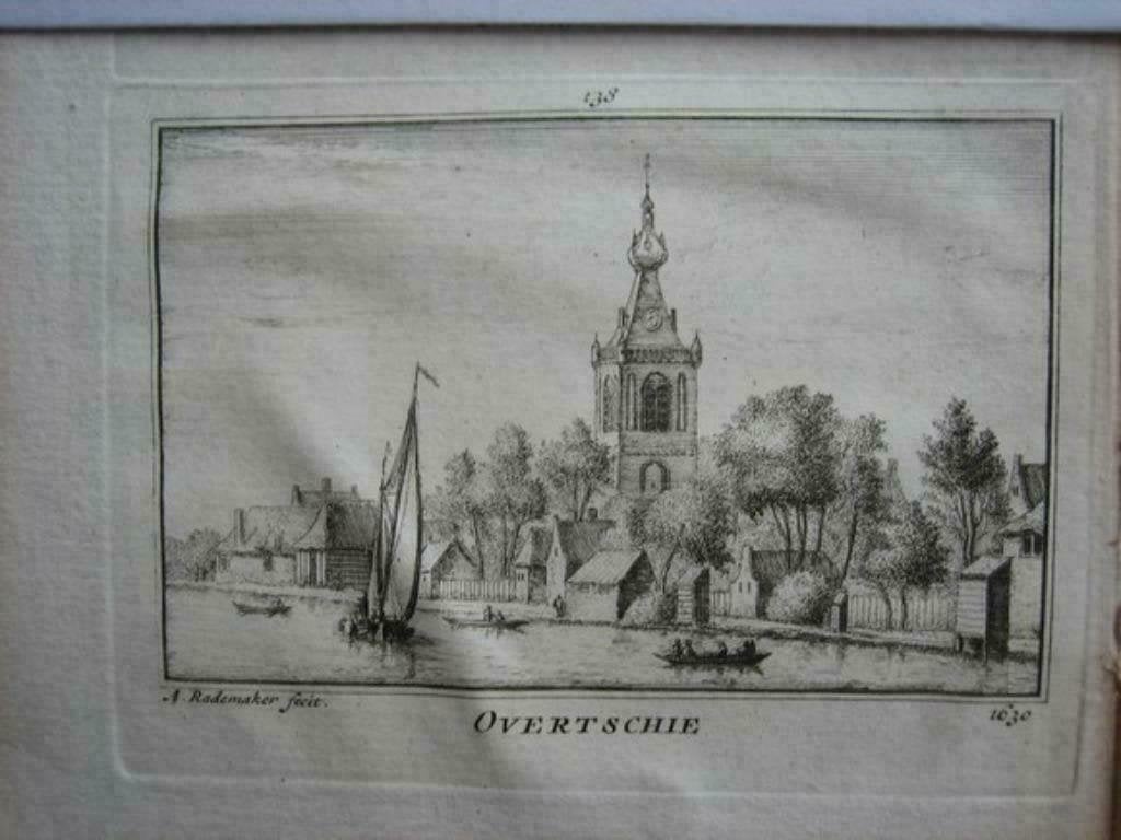 138 / Overschie  Kopergravure 18e Eeuw, Ophalen of Verzenden