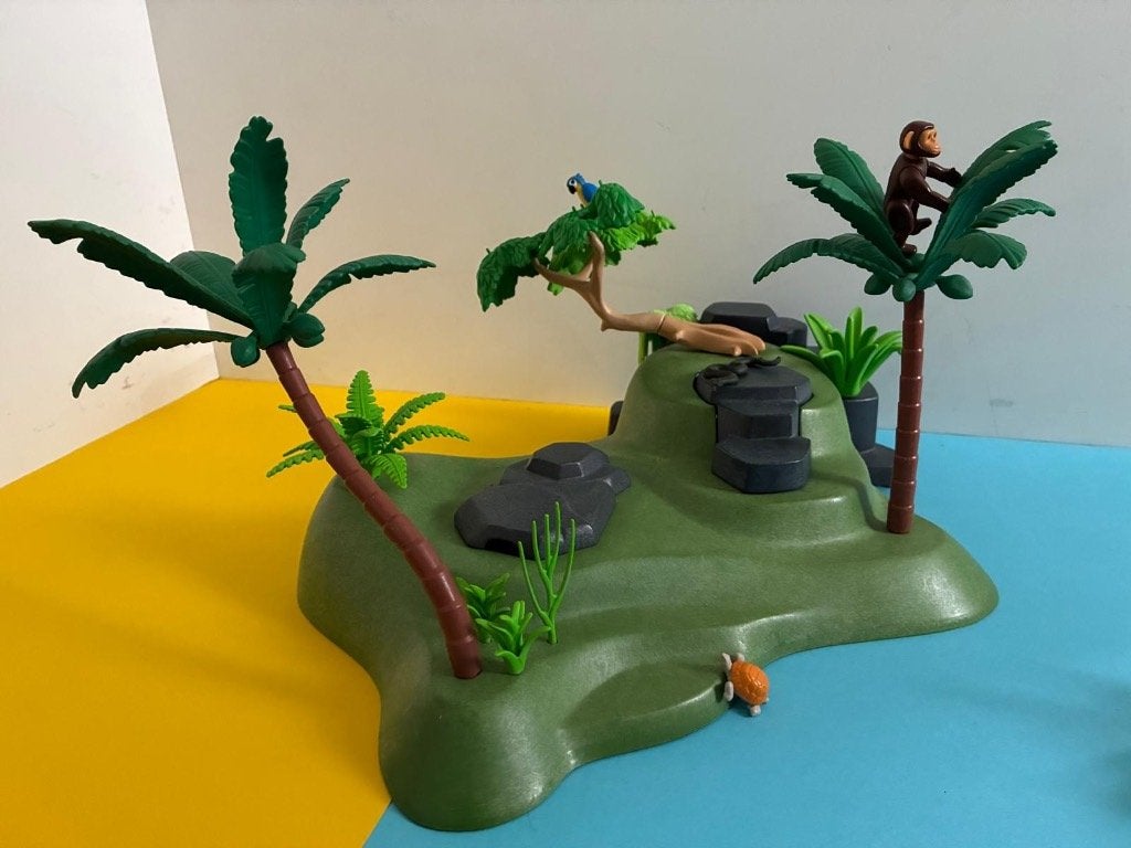 Playmobil piraten eiland, Kinderen en Baby's, Ophalen of Verzenden, Zo goed als nieuw, Complete set, Overige typen