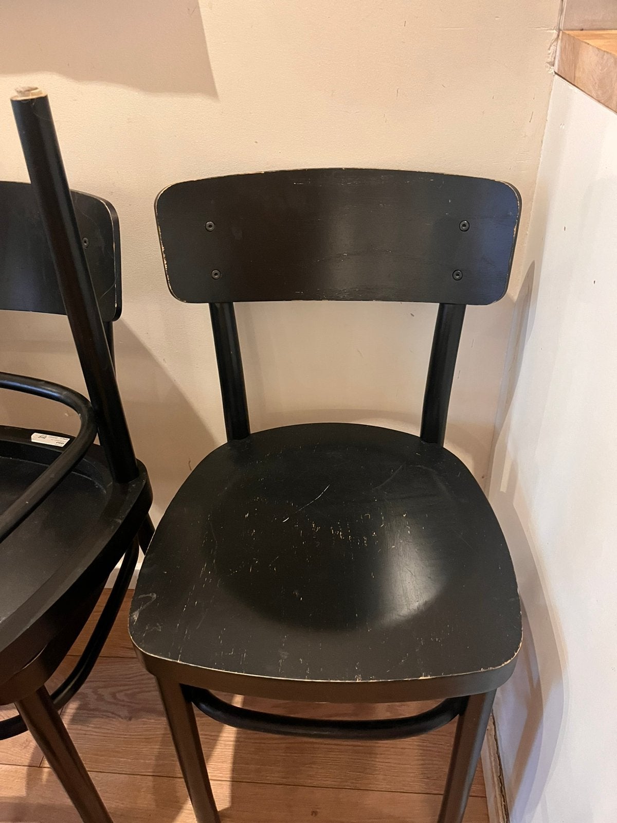 Ikea stoel idolf, Huis en Inrichting, Stoelen, Ophalen, Gebruikt, Zwart, Vier