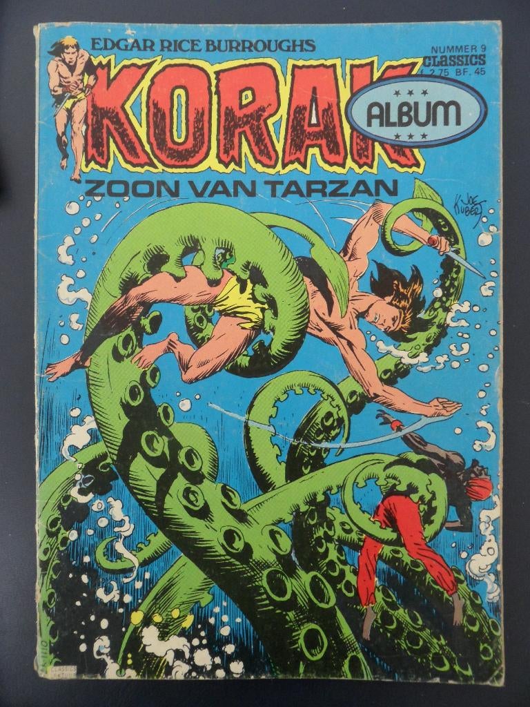 Korak zoon van Tarzan. Album nr 9. Het slavenschip., Eén stripboek, Ophalen of Verzenden, Gelezen