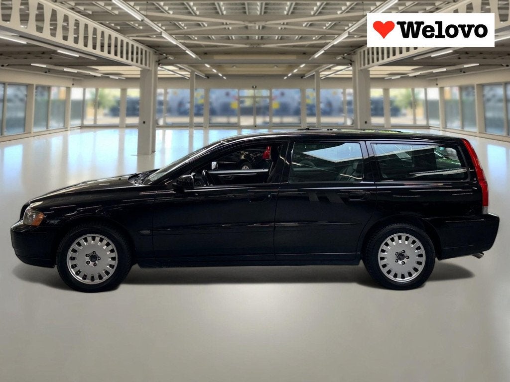 Volvo V70 2.4 Incl. BTW dealer onderhoud, Rijklaar+Garantie., Stof, Elektrische ramen, 2435 cc, Grijs