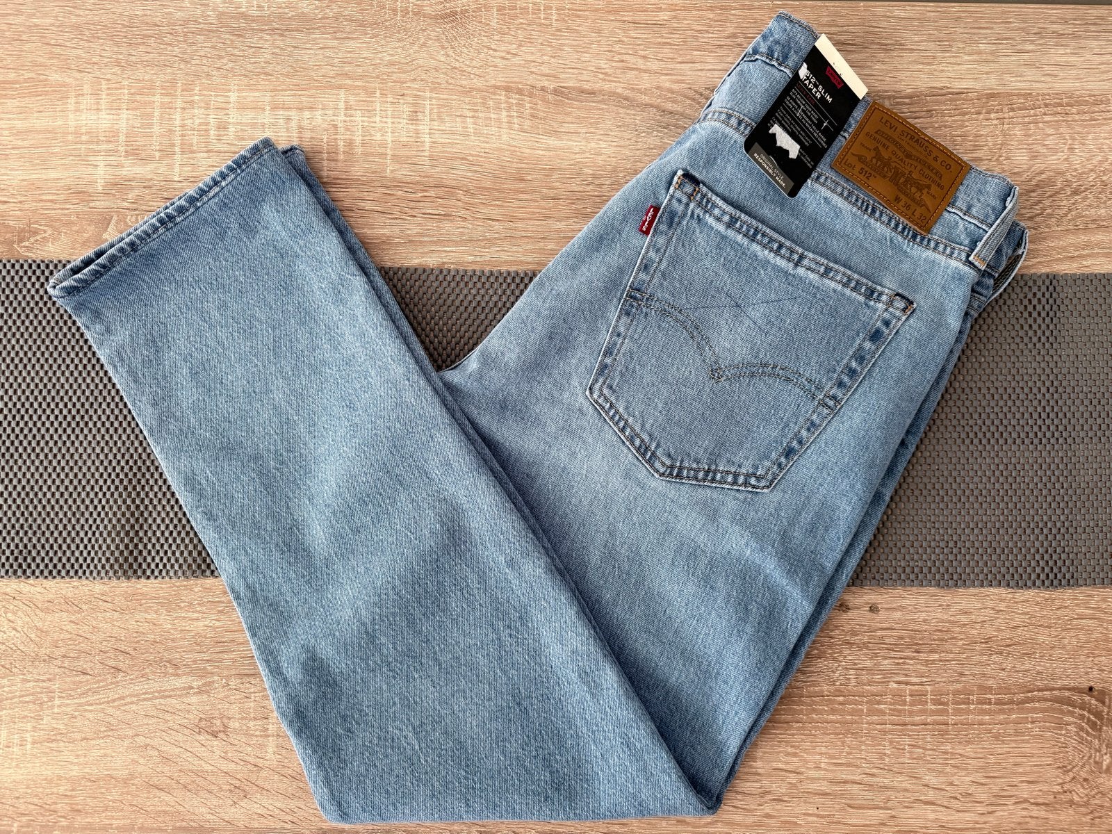 Levi's 512 Slim Taper Jeans - Nieuw met labels, Ophalen of Verzenden, Nieuw, Blauw, W36 - W38 (confectie 52/54)