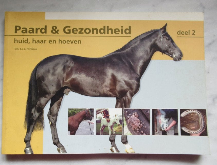 Paard & gezondheid - huid, haar en hoeven, deel 2, Ophalen of Verzenden, Zo goed als nieuw, Paarden of Pony's, Drs. E.L.G. Hermens