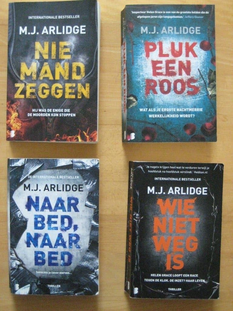 M.J. Arlidge (4x), Boeken, Ophalen of Verzenden, Gelezen, Europa overig