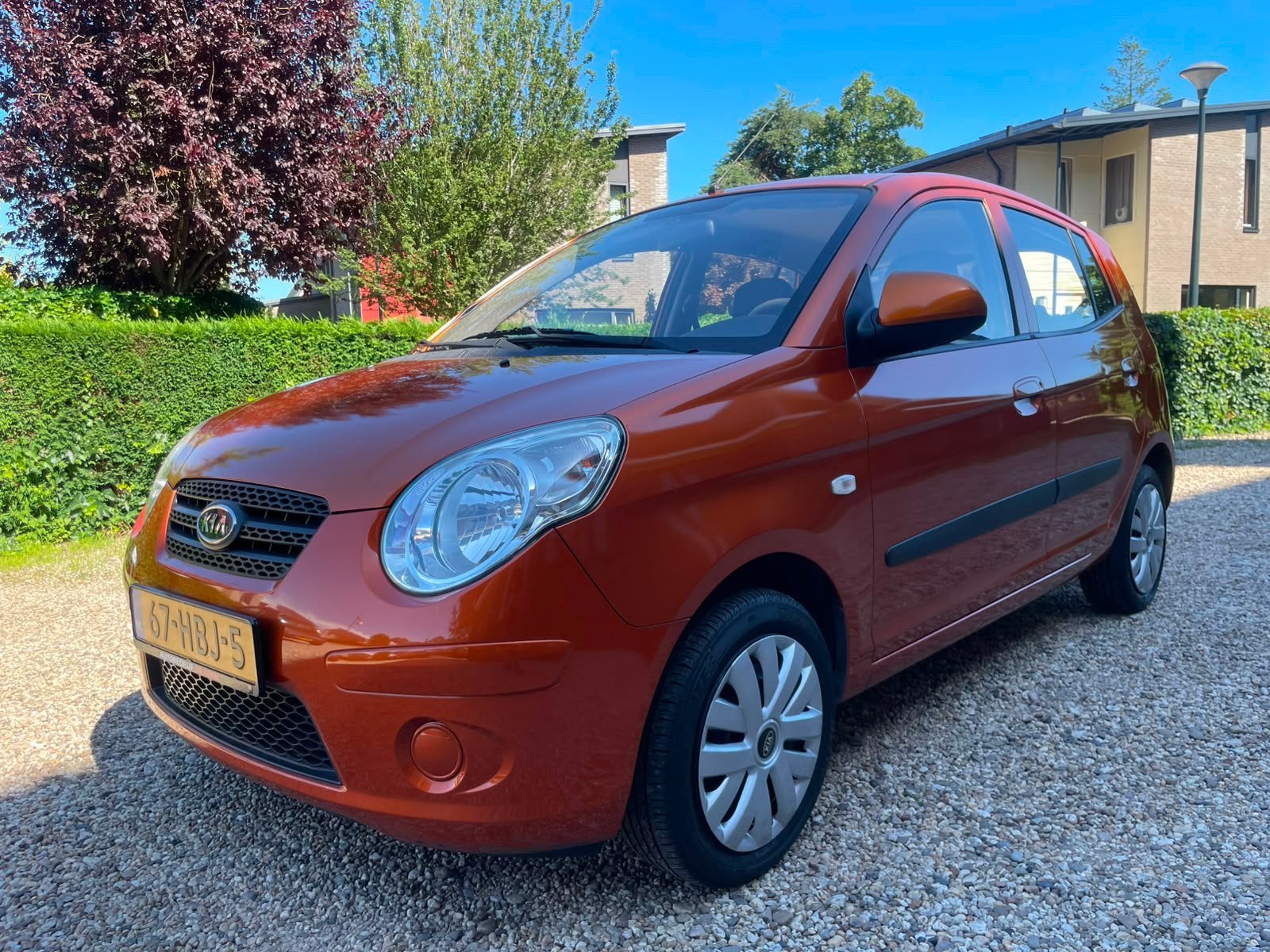 KIA PICANTO  1.0  NIEUWE APK ! 5 DEURS 102000 KM NAP !, Voorwielaandrijving, Stof, 836 kg, 400 kg