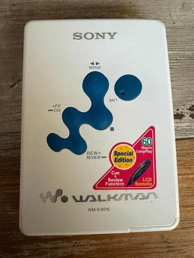 Sony Walkman WM-EX615, collectorsitem, Audio, Tv en Foto, Walkmans, Discmans en Minidiscspelers, Ophalen, Walkman