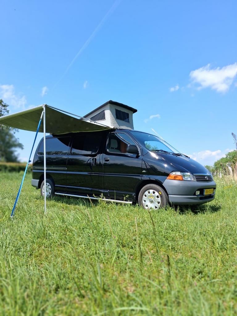 Camper Toyota hi-ace L2  I.Z.G.S. automaat, Caravans en Kamperen, Campers, Particulier, tot en met 2, Buscamper of Camperbus, Overige merken