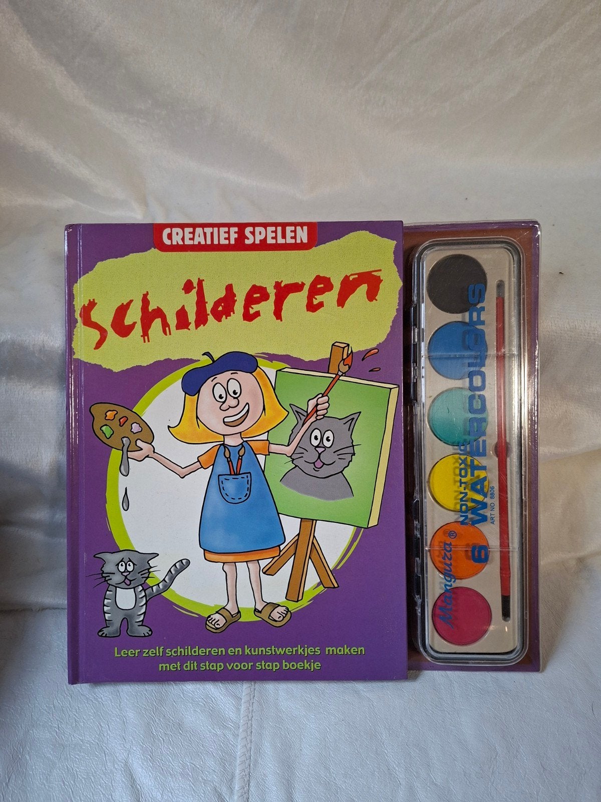 Creatief Spelen: Schilderen - Leer zelf schilderen, Boeken, Kinderboeken | Baby's en Peuters, Ophalen of Verzenden, Zo goed als nieuw