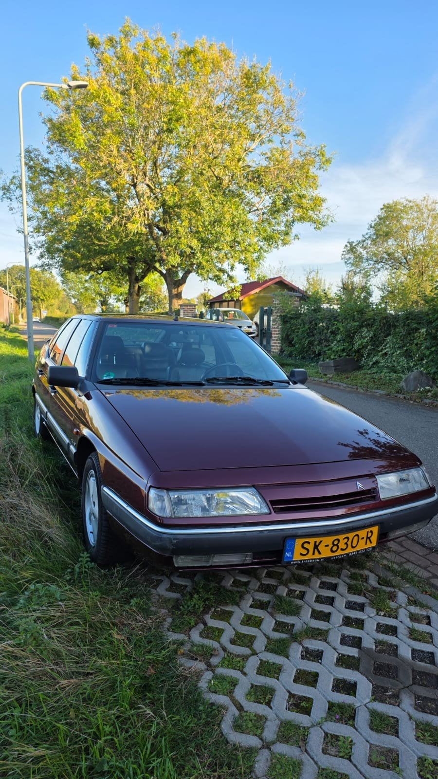 Citroën XM 2.0 Turbo ambiance  y3 1993 Rood airco, Zwart, 4 cilinders, Leder, Handgeschakeld