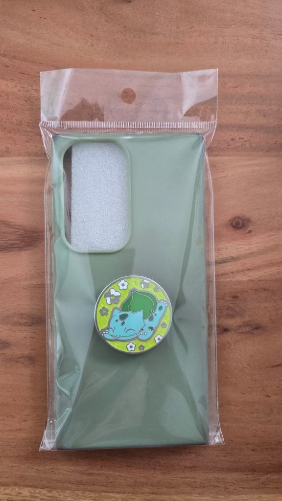 Telefoonfrontje met Pokémon Bulbasaur PopGrip / PopSocket, Verzenden, Gebruikt, Frontje of Cover